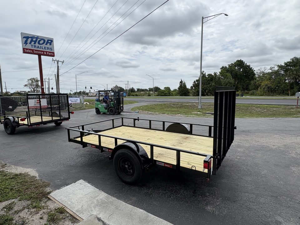 New 2026 U-Dump 7X12 SA UTILITY W/RAMP Utility Trailer