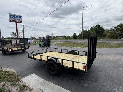 New 2026 U-Dump 7X12 SA UTILITY W/RAMP Utility Trailer