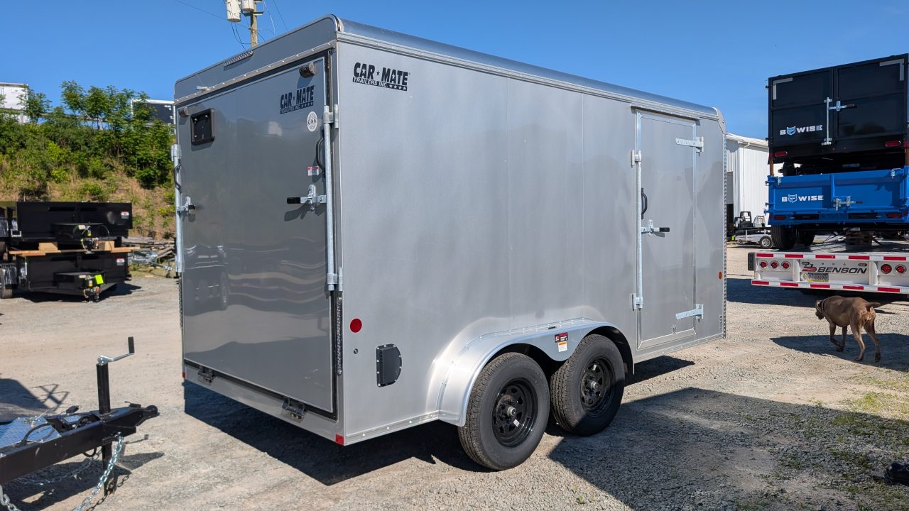 New 2026 Car Mate 7x14 HD Custom Cargo Trailer w/ Ramp Door (6" Add'l Hgt)