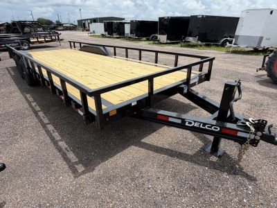 New 2026 Delco Trailers 102x24ft Equipment Trailer 14k