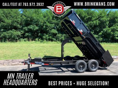 New 2026 Top Hat Trailers 7x14 Dump Trailer