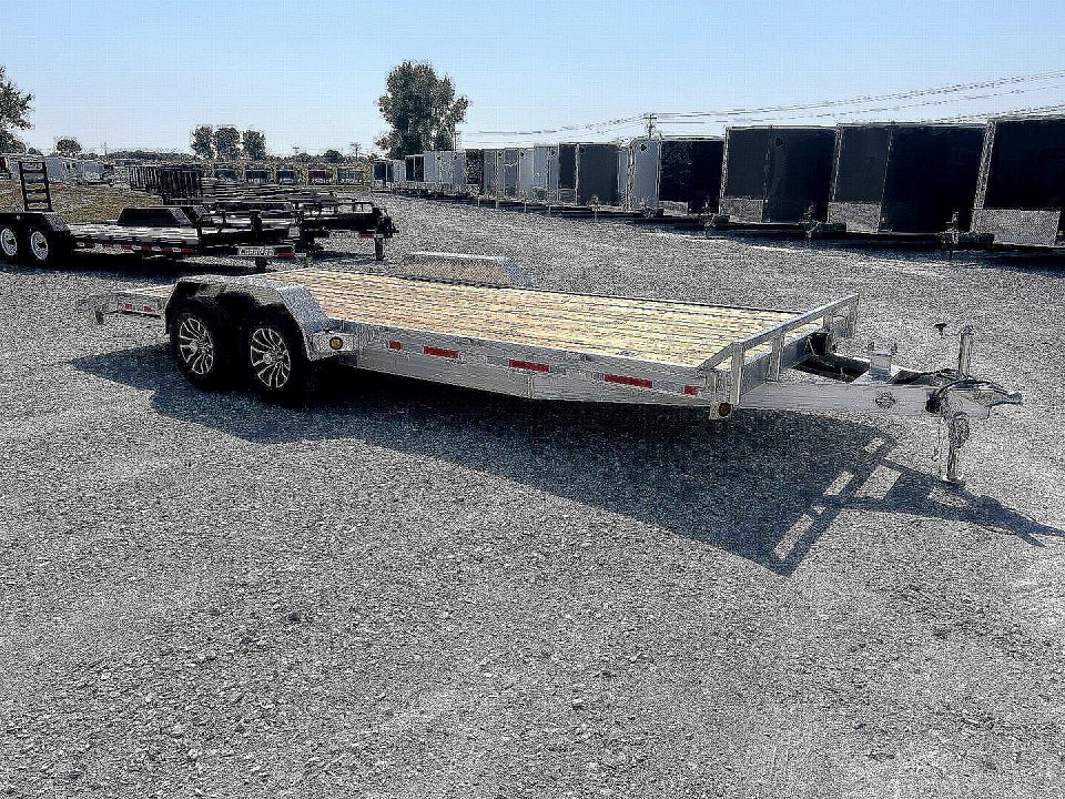 New 2026 Quality Steel and Aluminum 83"x20' Aluminum Car Hauler Equipment Trailer