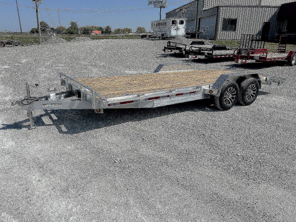 New 2026 Quality Steel and Aluminum 83"x20' Aluminum Car Hauler Equipment Trailer