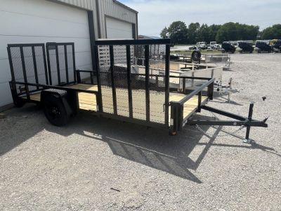 New 2026 Quality Steel and Aluminum 82 x14' Steel Utility Trailer