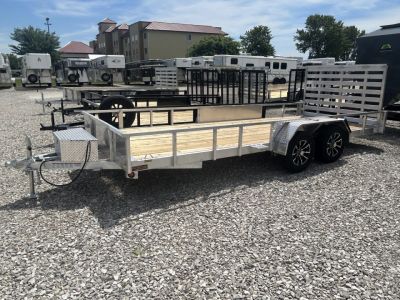 New 2026 Quality Steel and Aluminum 82 x18' Aluminum Utility Trailer