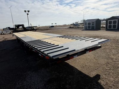 New 2026 Delco Trailers 40' Gooseck 38K Deckover Trailer