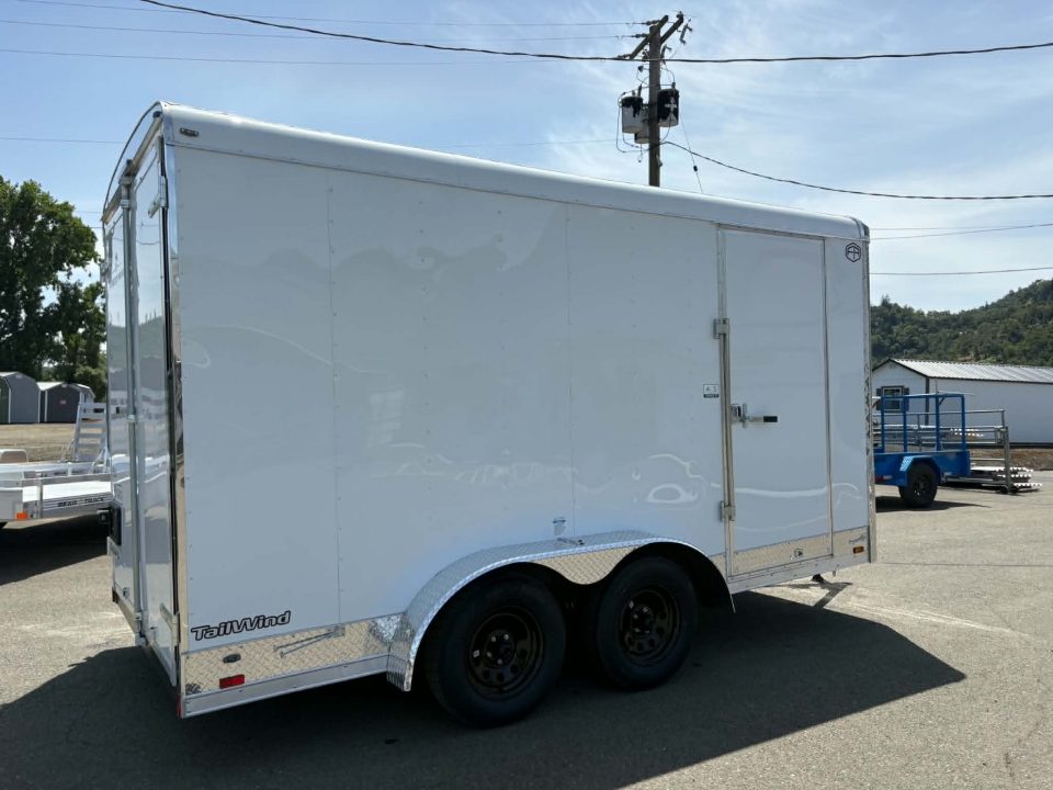 New SALE! CARGO 2027 FOREST RIVER CONTINENTAL TW714TA2 7X14 ENCLOSED TRAILER WHITE