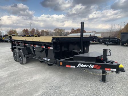 New 2026 Liberty LD14K83X16B8TS (83" X 16') 15.4K Telescopic Dump Trailer