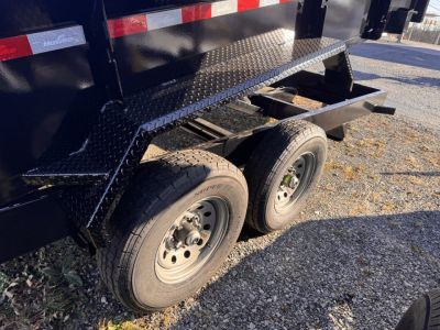 New 2027 Hawke Trailers FLPT-7K-7X14H Dump Trailer FREE SPARE TIRE, FREE TARP KIT