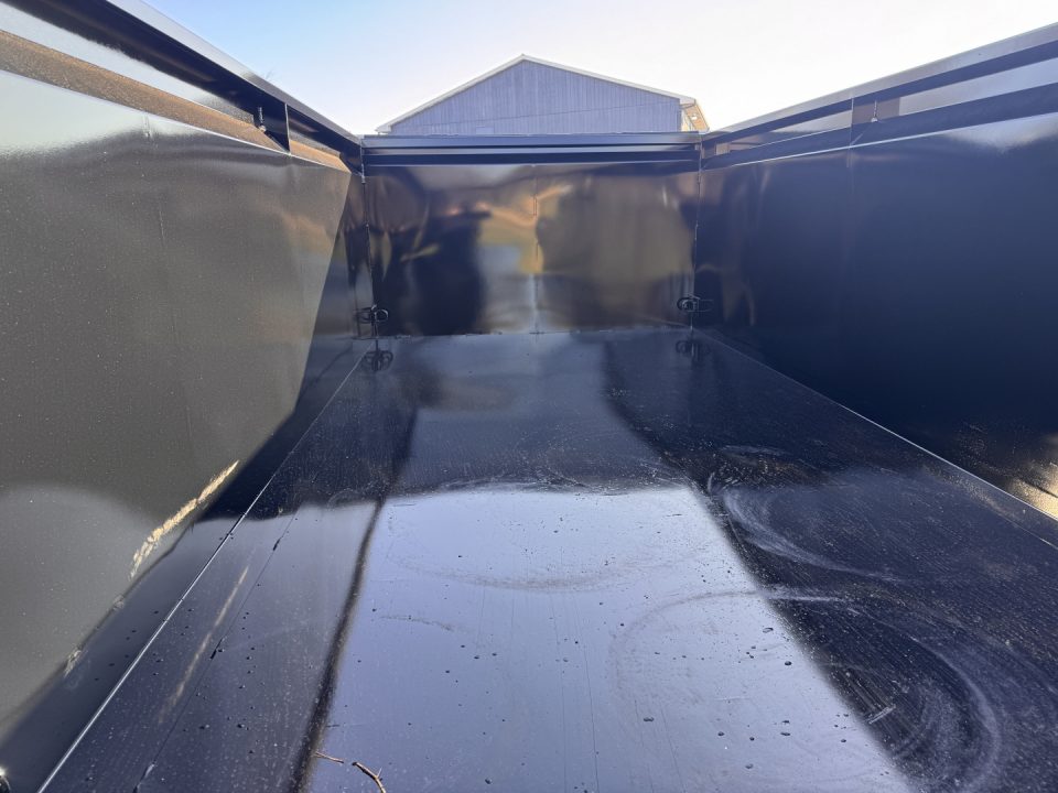 New 2026 Hawke Trailers FLPT-7K-7X14H4 Low Profile Dump Trailer 4 FOOT HIGH SIDES FREE TARP KIT