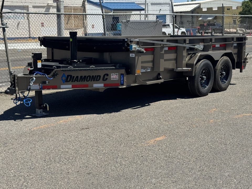 New 2027 Diamond C LPT 14' - 15.5K Telescopic Dump Trailer