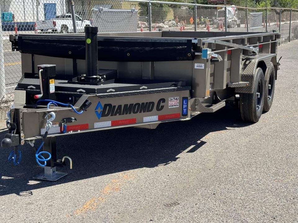 New 2027 Diamond C LPT 14' - 15.5K Telescopic Dump Trailer