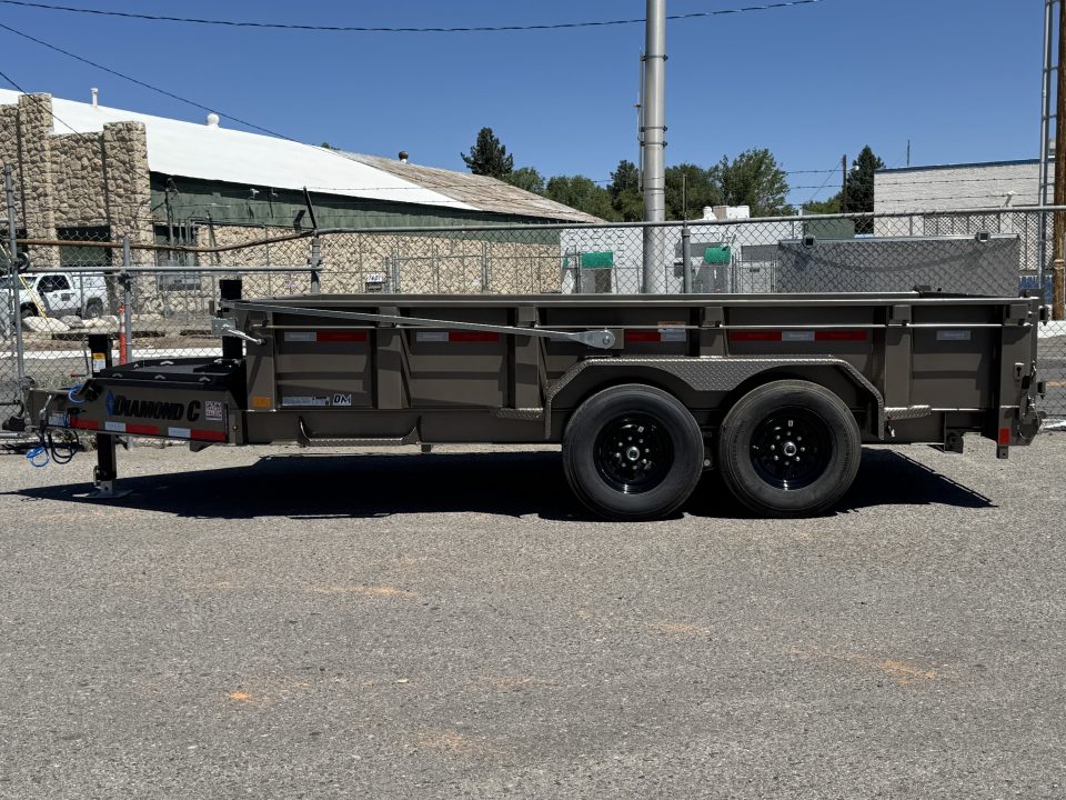 New 2027 Diamond C LPT 14' - 15.5K Telescopic Dump Trailer