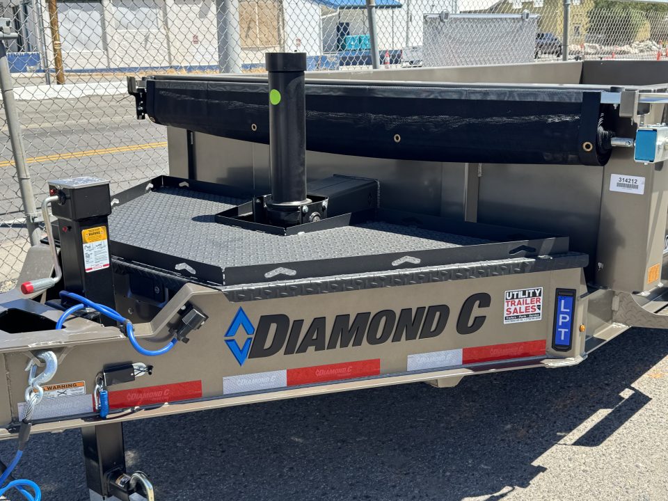 New 2027 Diamond C LPT 14' - 15.5K Telescopic Dump Trailer