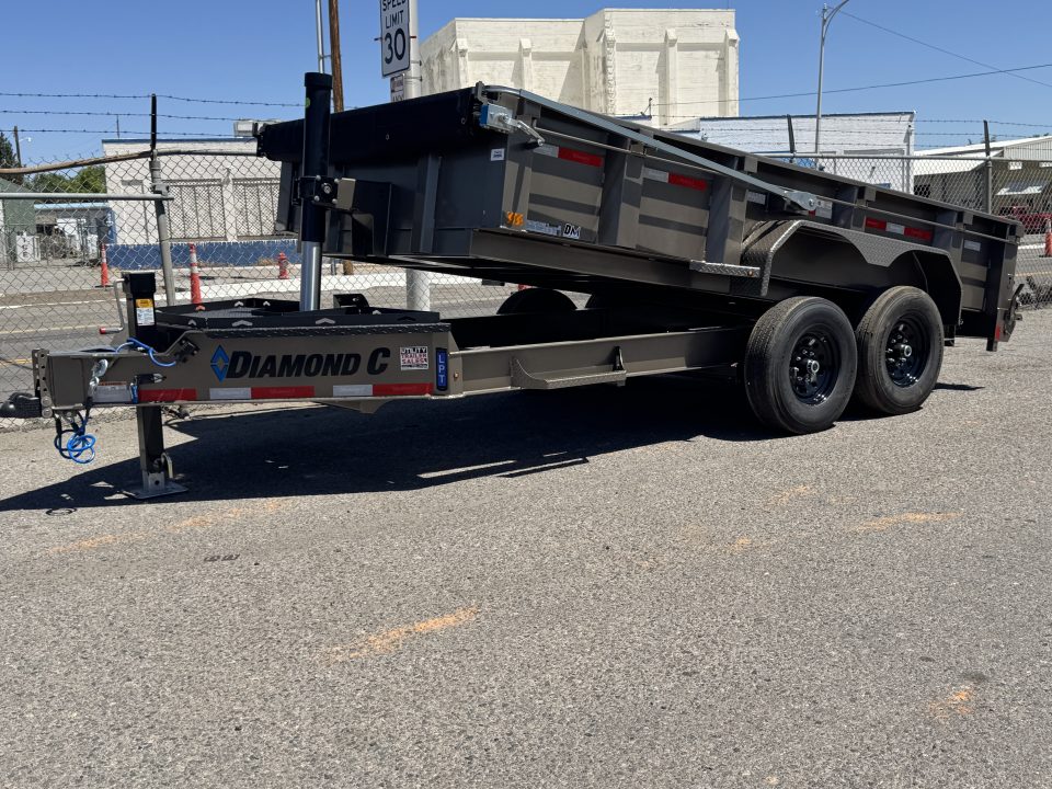 New 2027 Diamond C LPT 14' - 15.5K Telescopic Dump Trailer