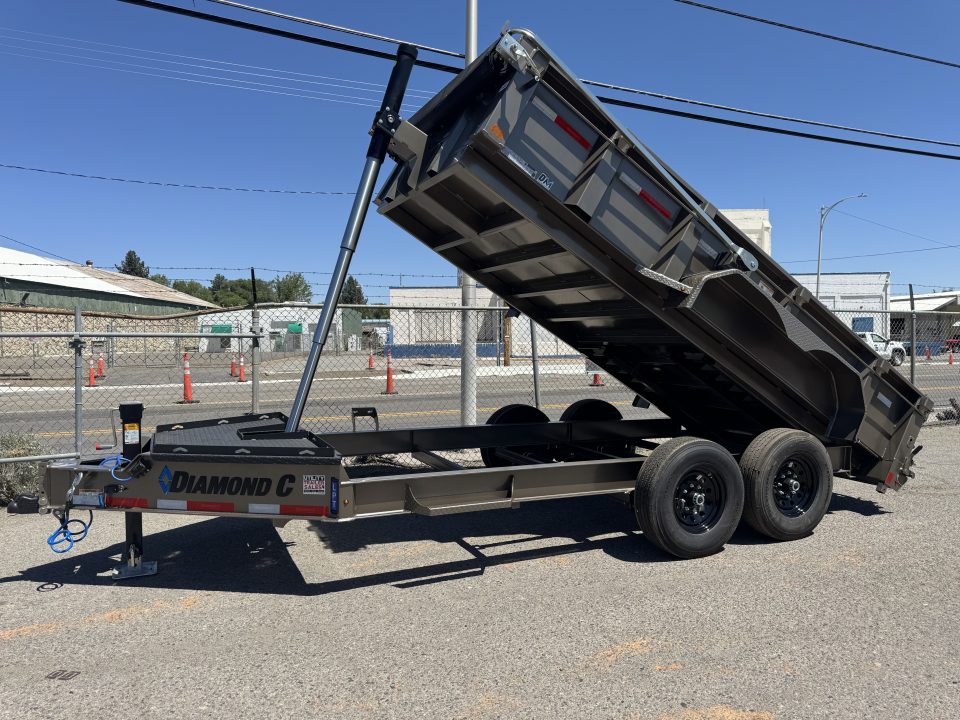 New 2027 Diamond C LPT 14' - 15.5K Telescopic Dump Trailer