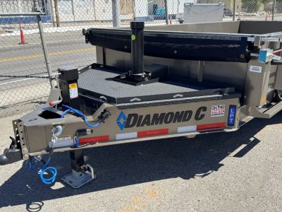 New 2027 Diamond C LPT 14' - 15.5K Telescopic Dump Trailer