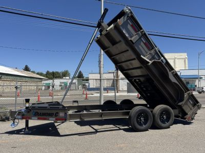 New 2027 Diamond C LPT 14' - 15.5K Telescopic Dump Trailer