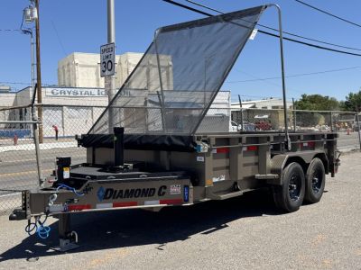 New 2027 Diamond C LPT 14' - 15.5K Telescopic Dump Trailer