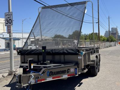 New 2027 Diamond C LPT 14' - 15.5K Telescopic Dump Trailer