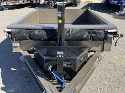 New 2026 Diamond C GST 60"x8' - 6K Telescopic Dump Trailer