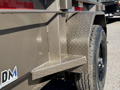 New 2026 Diamond C GST 60"x8' - 6K Telescopic Dump Trailer