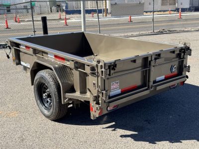 New 2026 Diamond C GST 60"x8' - 6K Telescopic Dump Trailer