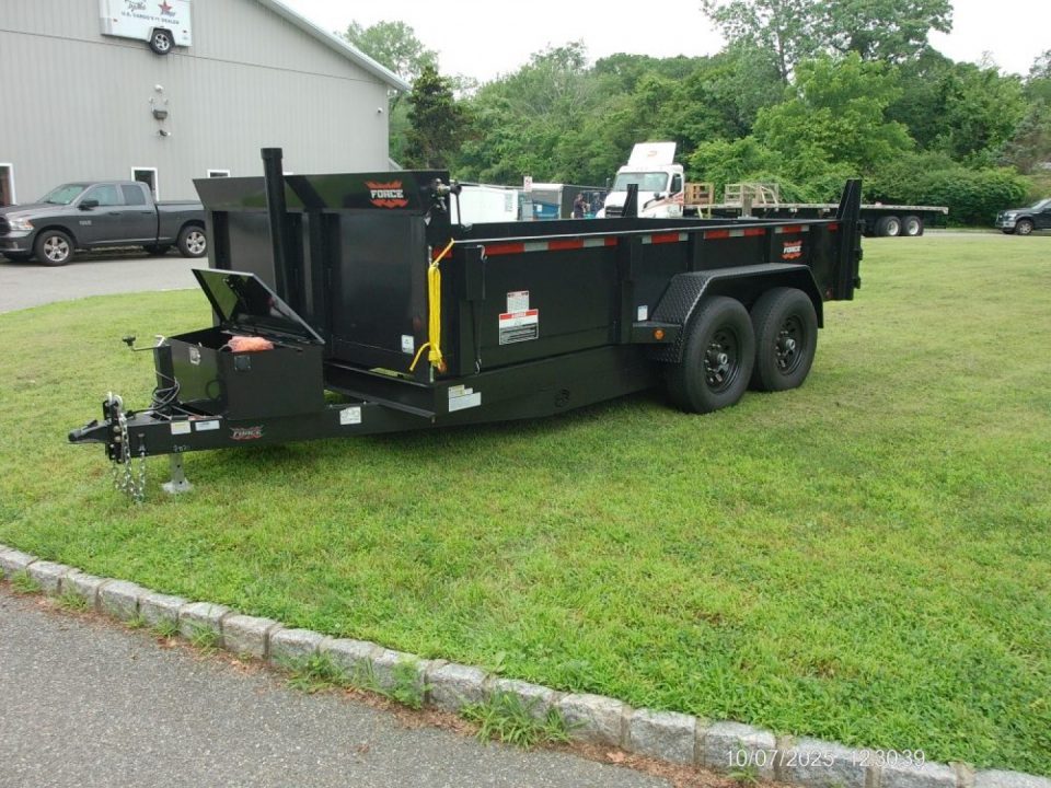 New 2026 US Cargo 7X14 14,000 lb. GVWR Dump Trailer
