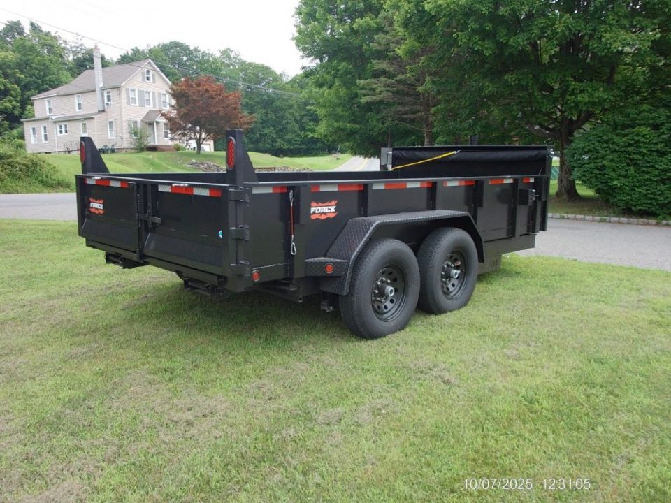 New 2026 US Cargo 7X14 14,000 lb. GVWR Dump Trailer