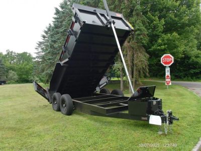 New 2026 US Cargo 7X14 14,000 lb. GVWR Dump Trailer