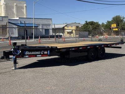 New 2026 Diamond C DET 20' - 15.5K Deckover Tilt Trailer