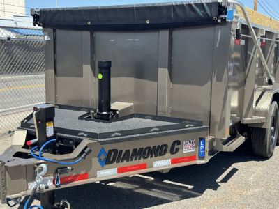 New 2026 Diamond C LPT 12' - 15.5K Telescopic Dump Trailer