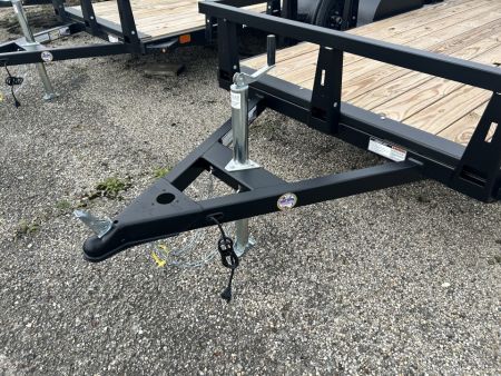 New 2027 HTC 5 X 10 FT STEEL UTILITY TRAILER SPRING ASSIST GATE LED LIGHTS