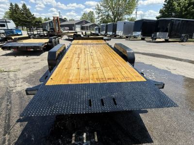 New 2026 Rice Trailers 7X22 SPLIT TILT Equipment Trailer