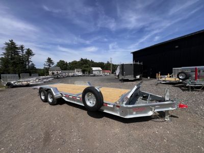 New 2026 Triumph galvanized 7x22 (16+6) Gravity Tilt w/ Stationary Deck/ 14k GVW