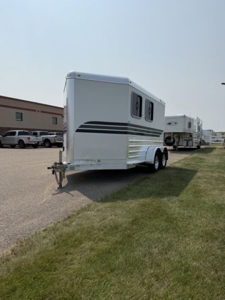 Used 2018 4-Star Trailers 2 Horse Slant Load Bumper Pull Horse Trailer