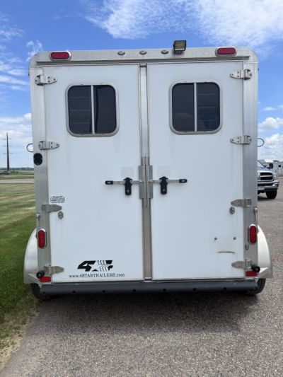 Used 2018 4-Star Trailers 2 Horse Slant Load Bumper Pull Horse Trailer