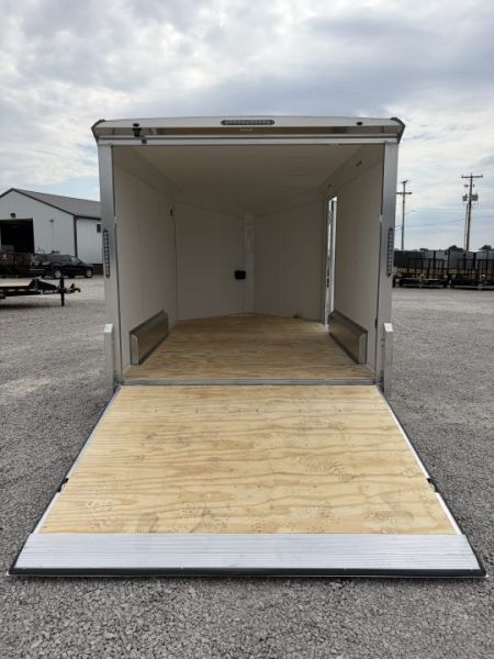 New 2026 NEO Trailers NAM1275TR74 (7.5' X 12') 7K V-Nose Motorcycle Trailer
