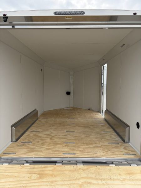 New 2026 NEO Trailers NAM1275TR74 (7.5' X 12') 7K V-Nose Motorcycle Trailer