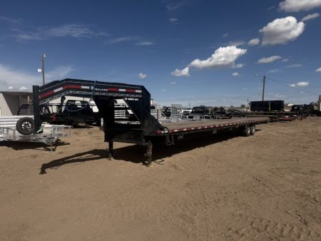 Used 2022 J&C Trailers 8.5-40 Tandem Axle Gooseneck Deckover