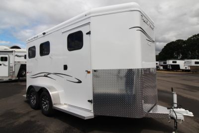 New 2027 Trails West Classic II Extra Tall 2 Horse Trailer