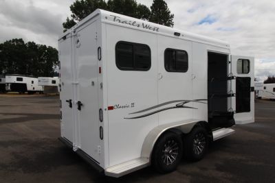 New 2027 Trails West Classic II Extra Tall 2 Horse Trailer