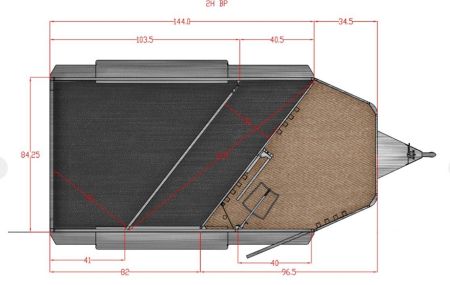 New 2027 Trails West Classic II Extra Tall 2 Horse Trailer