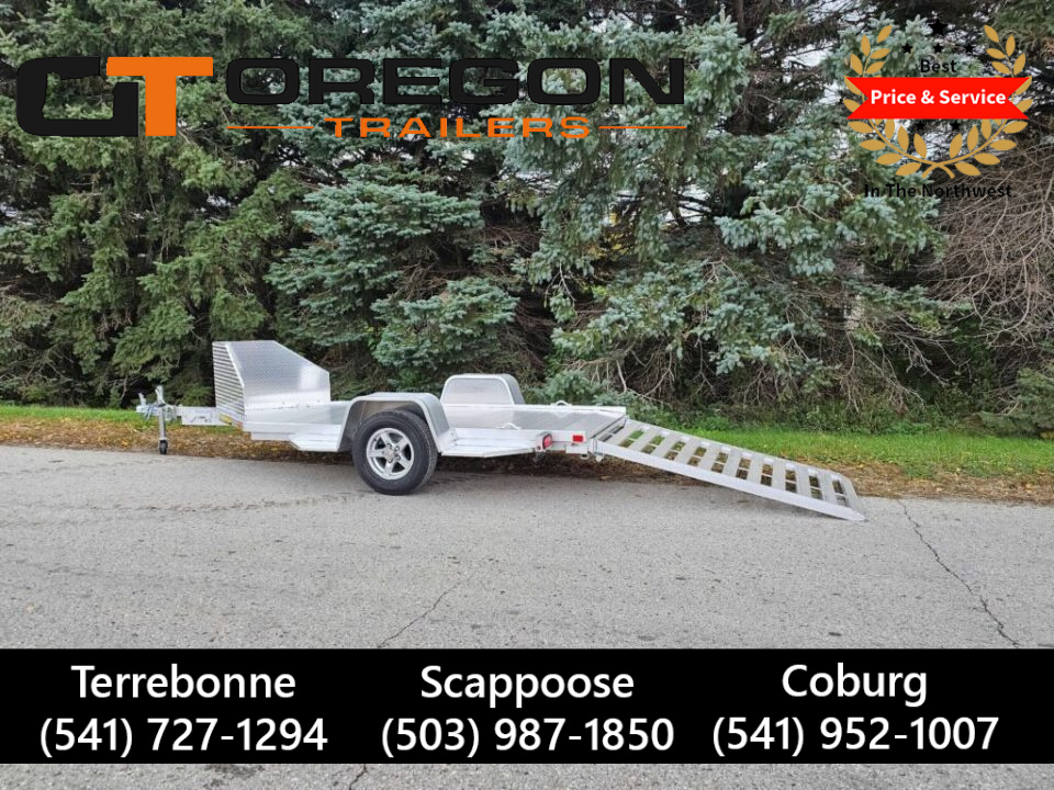 New 2027 ALUMA MC10S-R 4'3 x10 Motorcycle Trailer