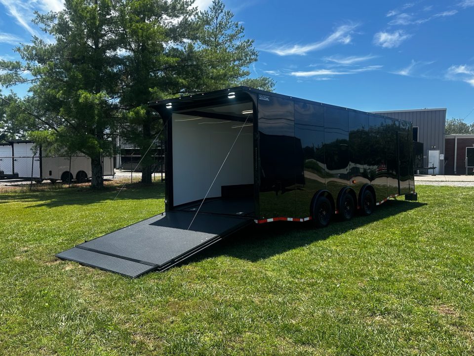 New 2026 8.5x28 Race Trailer- Finished Interior- 5200LB Triple Torsion-Recessed E-Track- Car/ Race Trailer