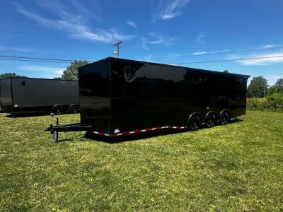 New 2026 8.5x28 Race Trailer- Finished Interior- 5200LB Triple Torsion-Recessed E-Track- Car/ Race Trailer