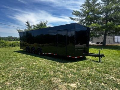 New 2026 8.5x28 Race Trailer- Finished Interior- 5200LB Triple Torsion-Recessed E-Track- Car/ Race Trailer