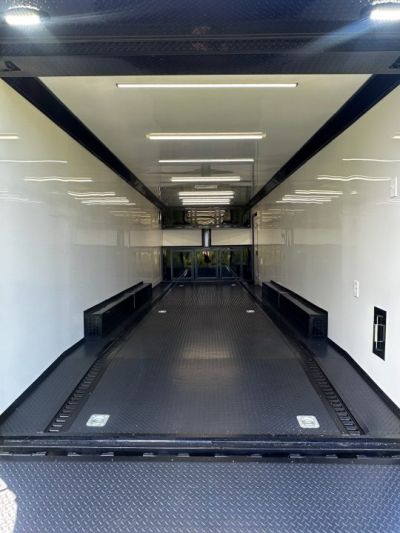 New 2026 8.5x28 Race Trailer- Finished Interior- 5200LB Triple Torsion-Recessed E-Track- Car/ Race Trailer
