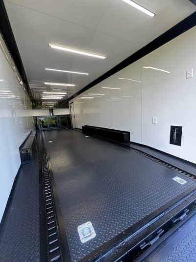 New 2026 8.5x28 Race Trailer- Finished Interior- 5200LB Triple Torsion-Recessed E-Track- Car/ Race Trailer
