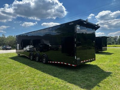 New 2026 Rock Solid Cargo 8.5x34 Race Trailer-Finished Interior-Triple 7000 TORSIONS -7'6"INTERIOR - HD RAMP-10" BOGEY WHEELS
